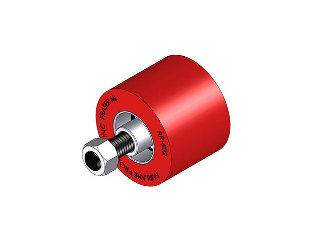 Solid Roller - Standard Stud Mount - 80 Dur Urethane - 2.50 in Dia